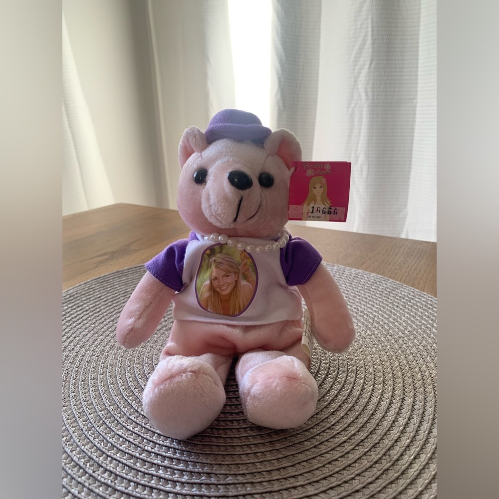NWT Britney Spears 2000 Vintage One More Time Limited Edition Bear